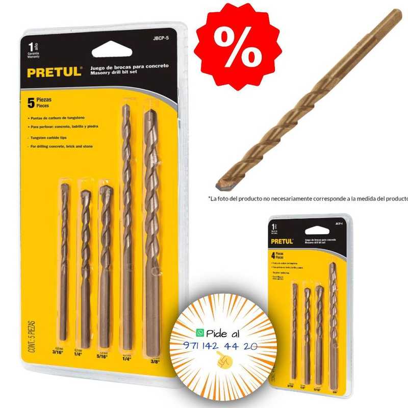 Brocas para Concreto - Oferta!!!