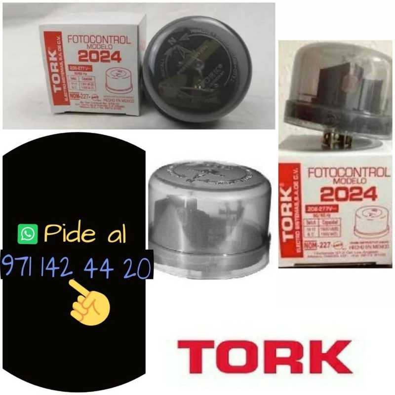 FOTOCELDAS 220V Y 127V TORK - 1500W 1800VA