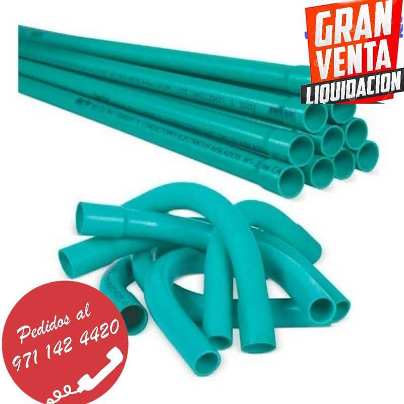 Liquidación de Tubería PVC Conduit y Conexiones (LA VERDE)