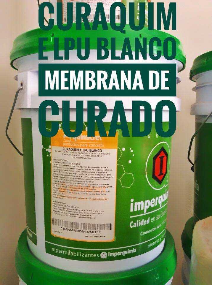 Membrana de Curado Para Colados - Curaquim E LPU