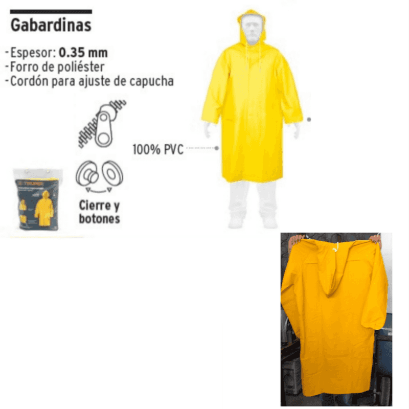 IMPERMEABLES para la LLUVIA