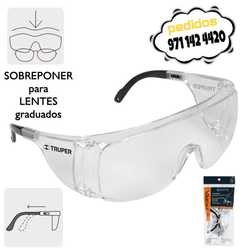 Lentes de Seguridad - SOBREPONER con LENTES Graduados